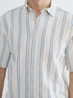 Regular Fit ?izgili Erkek G?mlek