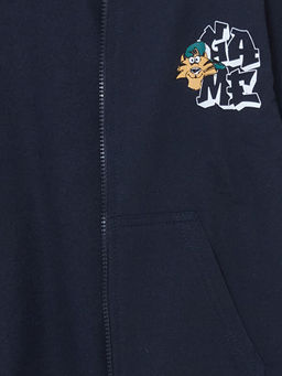 Kap??onlu Erkek ?ocuk Fermuarl? Sweatshirt - Waikiki фото 2