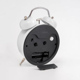 Будильник «Прованс», дискретный ход, d=9 см, с подсветкой, 17×11 см, от батарейки АА