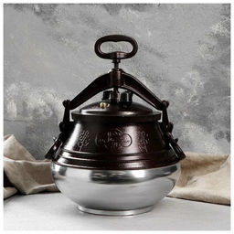 Казан (скороварка) 10,0 л Афганский, с ручками, двухцветный