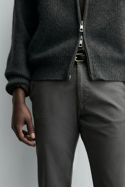 SKINNY FIT CHINO TROUSERS - Zara фото 12