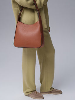 Кожаная сумка Azaro 31027 коричневый камень