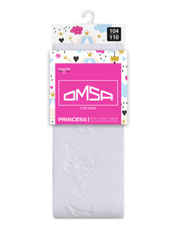 OMSA kids Collant 12A01-2 с ажур рис (бабочки) - bianco  фото 4