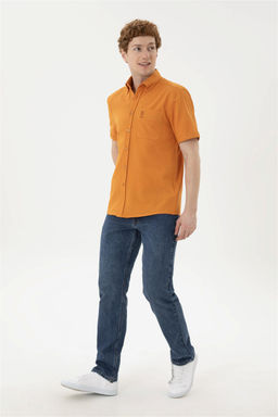 Мужская рубашка с коротким рукавом в плитку - U.s. polo assn фото 4