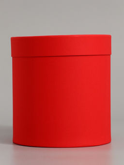 Коробка подарочная, завальцованная, "Красная", 18 х 18 см