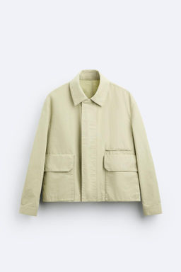 CROPPED FIT JACKET WITH POCKETS - Zara фото 8