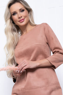 Платье Элегантная простота П7245 (светло-коричневый) - Lt collection фото 13