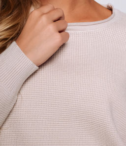 Джемпер #КТ1910 (1), бежево-серый - Dommod фото 5