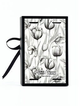 Цена за 5 шт. Коробка под бижутерию Чёрно-белая, 12?8.5?3 см