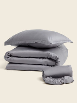 Простыня евро SL Home Tencel, 235260 см, серая, тенсель - Sima-land home фото 9