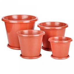 Горшок для цветов пластмассовый Эконом 2л, д17см, h16см (Россия) - Домашняя мода фото 2