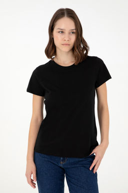 Женская черная базовая футболка Неожиданная скидка в корзине - U.s. polo assn фото 10