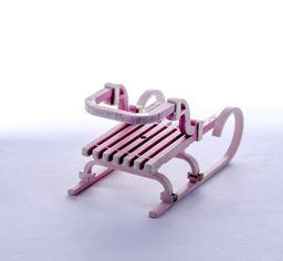 Елочные игрушки: Санки Большие 3015 - Idh фото 3