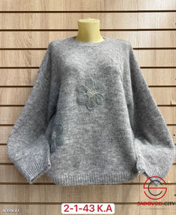 Свитер женский с цветочками - Bruno фото 2