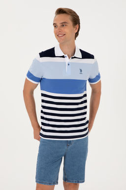 Erkek Regular Fit Polo Yaka _ndigo Ti__rt Sepette S_rpriz _ndirim - U.s. polo assn фото 3