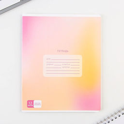 Тетрадь А5, 12 листов на скрепке в косую линейку Школьные принадлежности, 5 видов МИКС, белизна 96% . - Artfox study фото 23