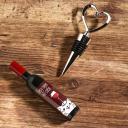 Штопор и пробка для бутылки вина, набор Винишко - Дорого внимание фото 2