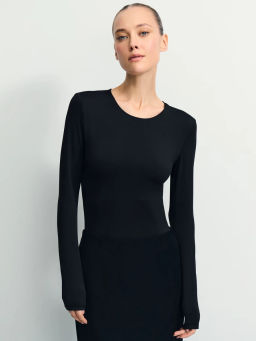 Базовое боди с длинным рукавом / Zarina