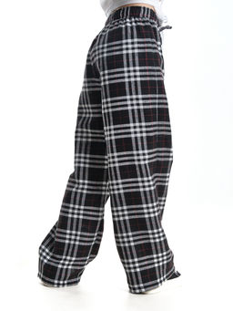 Брюки палаццо спортивные штаны для девочки одежда в клетку UD 7875(5161) кофе/беж клетка - Mini maxi фото 18