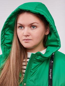 Куртка демисезонная Нэт зеленый - Yollochka фото 8