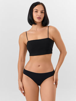 Цена за 2 штуки! Трусы бразилиана женские черные