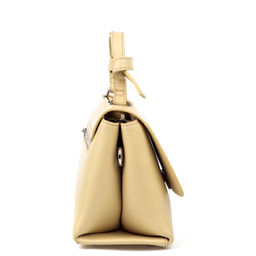 7141 breadye yellow, женская кожаная сумка "Handheld bag" Barcelo Biagi