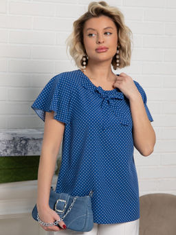 Блуза Сицилия (голубая) Б15247-19М