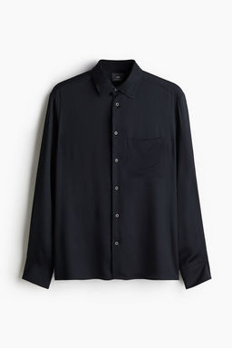 Camisa de saten Regular Fit - H&m фото 5