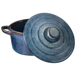 ГОРШОЧЕК ДЛЯ ЗАПЕКАНИЯ REACTIVE BLUE 18,5*14,5*6,5/10СМ 600 МЛ - Agness фото 5