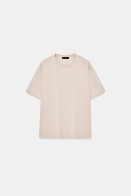 CAMISETA HEAVY COTTON MANGA CORTA / Vis?n claro - Zara фото 4