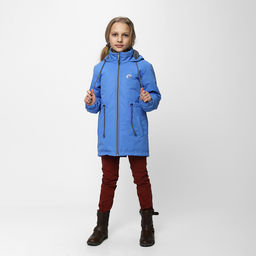 RODOS Куртка для девочки мембрана демисезон М-198 Ультрамарин