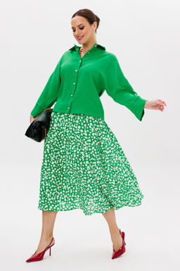 Костюм Anastasia 1198 зеленый/принт фото 5