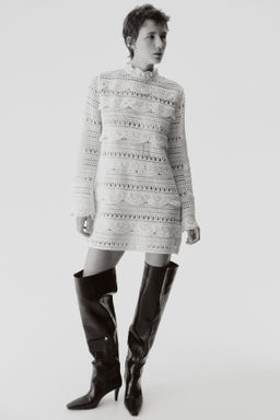 Minivestido efecto crochet - H&m фото 2