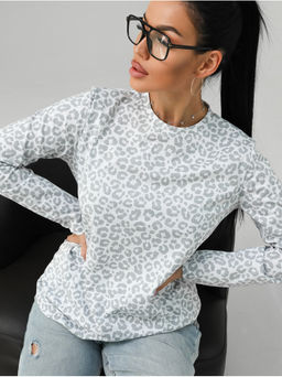 Лонгслив Леопард женский коричневый - София фото 53