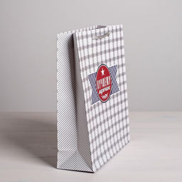 Пакет ламинированный вертикальный Стильному мужчине, ML 23 27 8 см - Дарите счастье фото 7