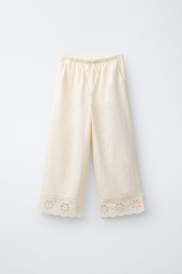 PANTAL?N WIDE LEG SCHIFFLY / Crudo - Zara фото 2
