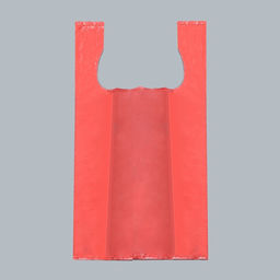 Цена за 100 шт. Пакет майка, полиэтиленовый, красный 24×42 см, 8 мкм