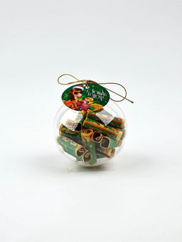 Новогодний шар ёлочный с пожеланиями «С Новым годом 2026», 30 свитков