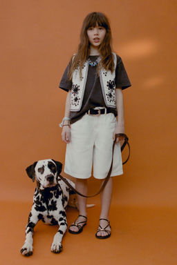 CHALECO BORDADO / Blanco