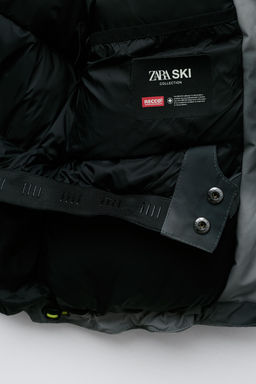 TIE DYE WATER-RESISTANT AND WINDPROOF DETACHABLE HOODIE JACKET RECCO® SYSTEM SKI COLLECTION - Zara фото 10