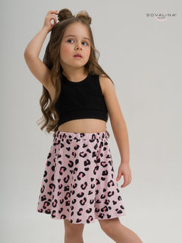 Костюм Мальвина КТ черный-нежный леопард - Sovalina фото 8