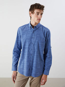 Regular Fit Uzun Kollu Poplin Erkek G?mlek