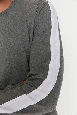 TRENDYOL MAN Lacivert Yanlar? Seritli Orme Pijama Tak?m? THMAW21PT0828 - Trendyolmilla фото 4