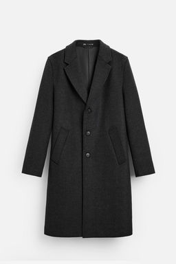 HERRINGBONE WOOL COAT - Zara фото 6