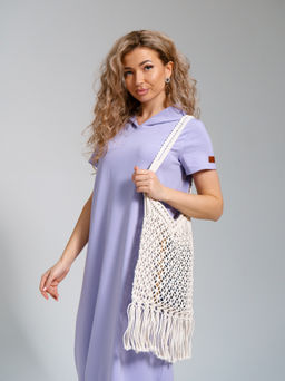 970 Платье-мантия "Лиловый"