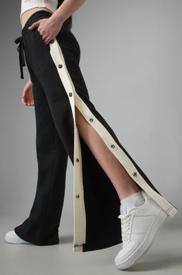 Брюки для девочки с заклепками из футера Happyfox