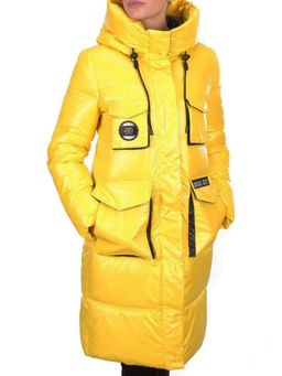 2187 YELLOW Куртка зимняя женская AIKESDFRS (200 гр. холлофайбера)