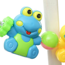 Растяжка на коляску/кроватку Крошка Я «Лягушата», 4 игрушки, МИКС