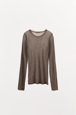 LONG SLEEVE T-SHIRT - Zara фото 7