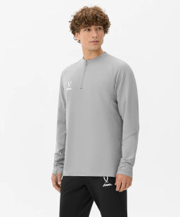 Джемпер тренировочный JOGEL PREMIER PerFormDRY Training 1/4 Zip Top, серый  фото 6